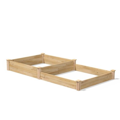 4 ft x 8 ft Cedar Wood 2 Tier Raised Garden Bed - Made in USA - Image 5