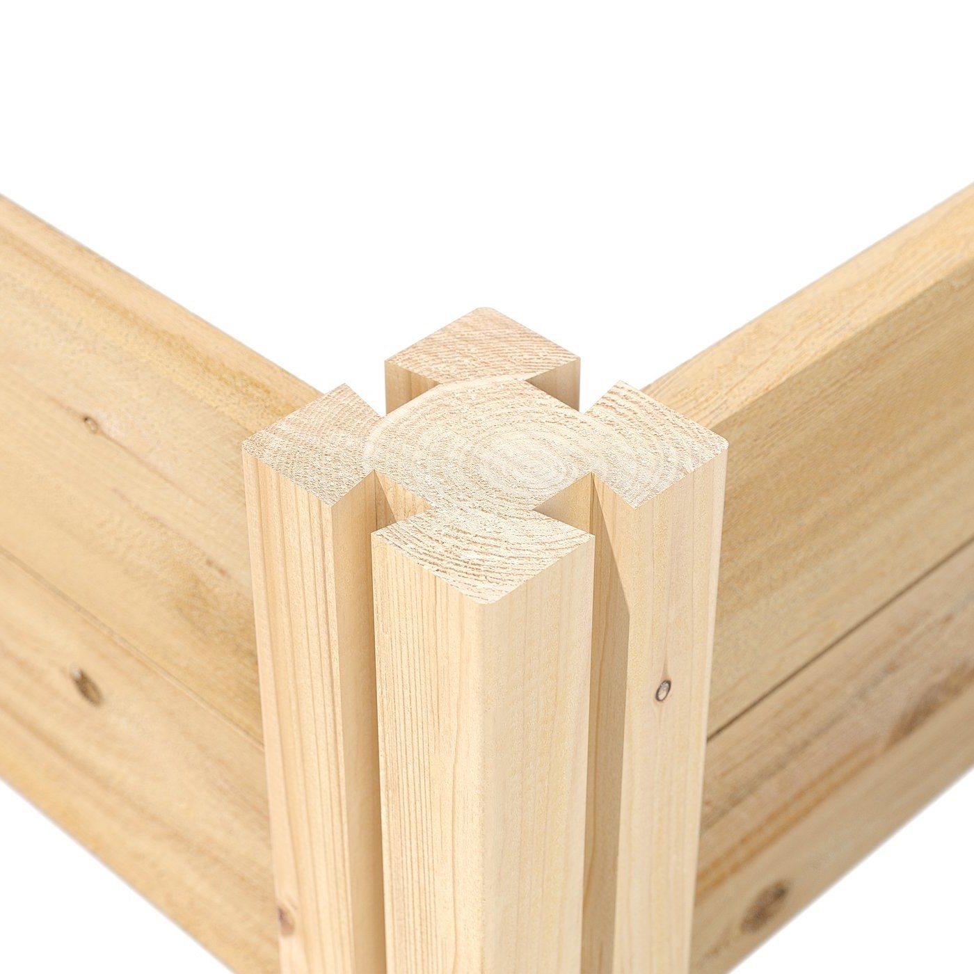 4 ft x 4 ft Cedar Wood Raised Garden Bed - Made in USA - Image 2