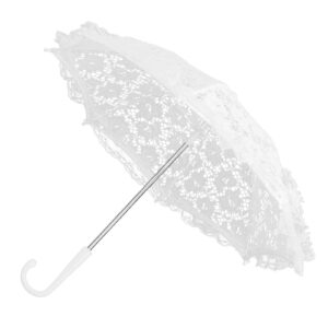 Craft Flowers Lace Embroidery Umbrella Children's Stage Performance Mini Decorative Umbrella Decoration Accessory